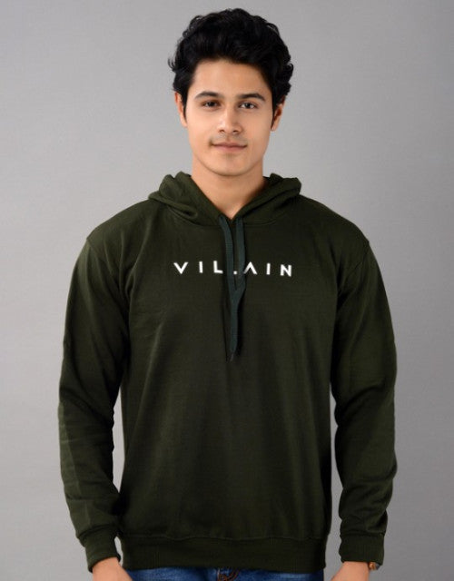 Brand Logo Printed Hooded Sweatshirt