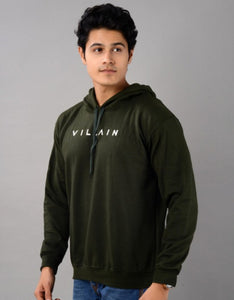 Brand Logo Printed Hooded Sweatshirt