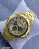 Fighter Full Gold Rosra Classic Men's Analog Watch - RosraGD