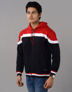 Zip-Front Hoodie with Pockets