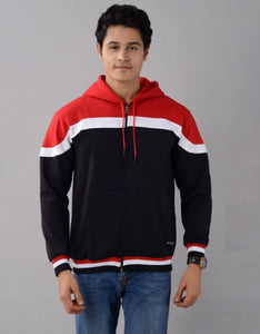 Zip-Front Hoodie with Pockets