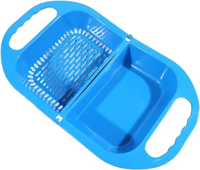 Multifunctional Foldable Drain Basket Hanging Fruit and Vegetable Storage Basket