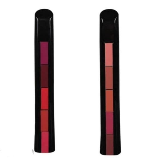 5 in 1 Lipsticks Combo Set, Red & Nude Edition Colors Sensational Fabulous Matte Finish Shades, 7.5g x2pcs